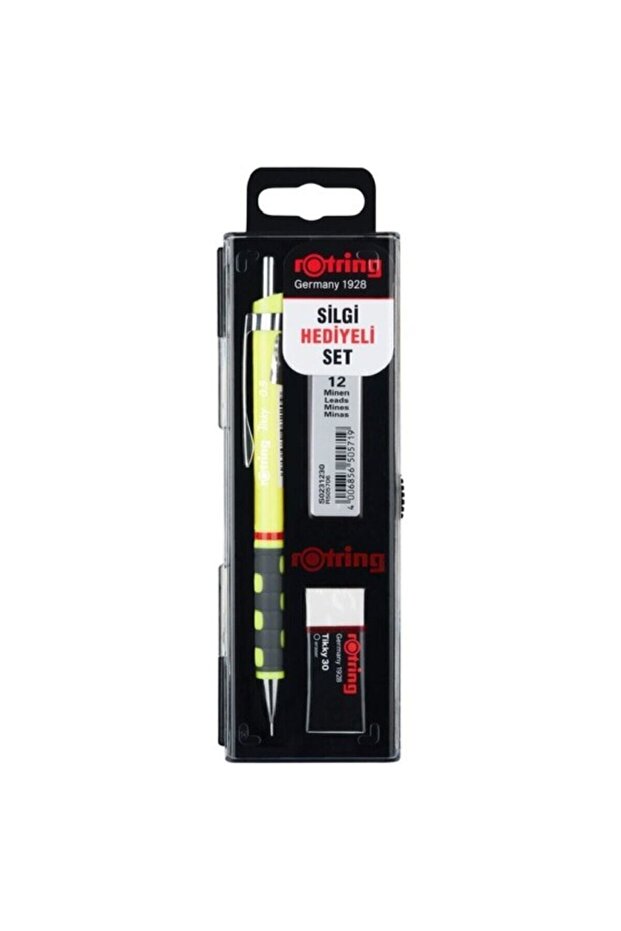 Tikky 0.5 Neon Sarı Okul Seti Uçlu Kalem - 1