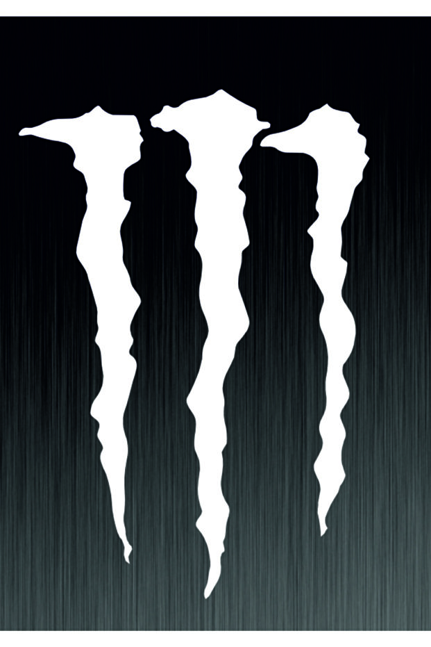 Monster Logo Foil Sticker - 1