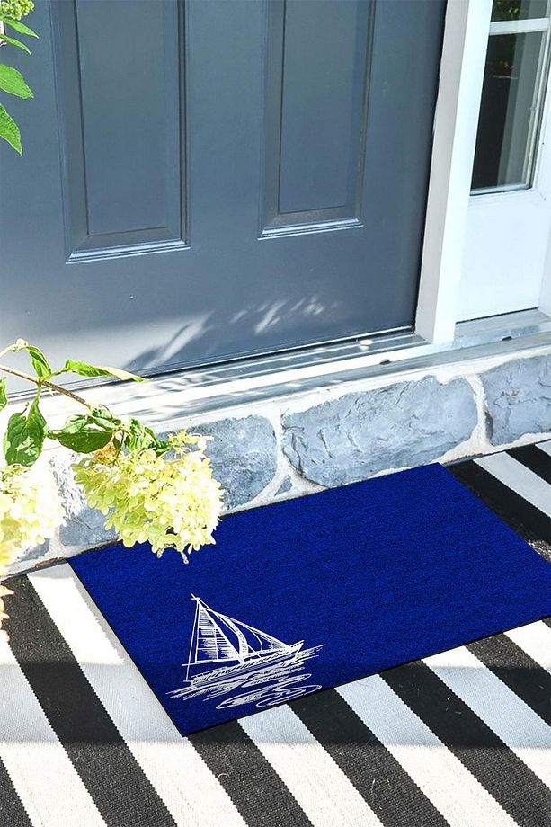 Gemi Kapı Önü Paspası Dekoratif Dış Mekan/ev Içi/banyo/mutfak/yatak Odası/giriş Kapı Paspası - 3