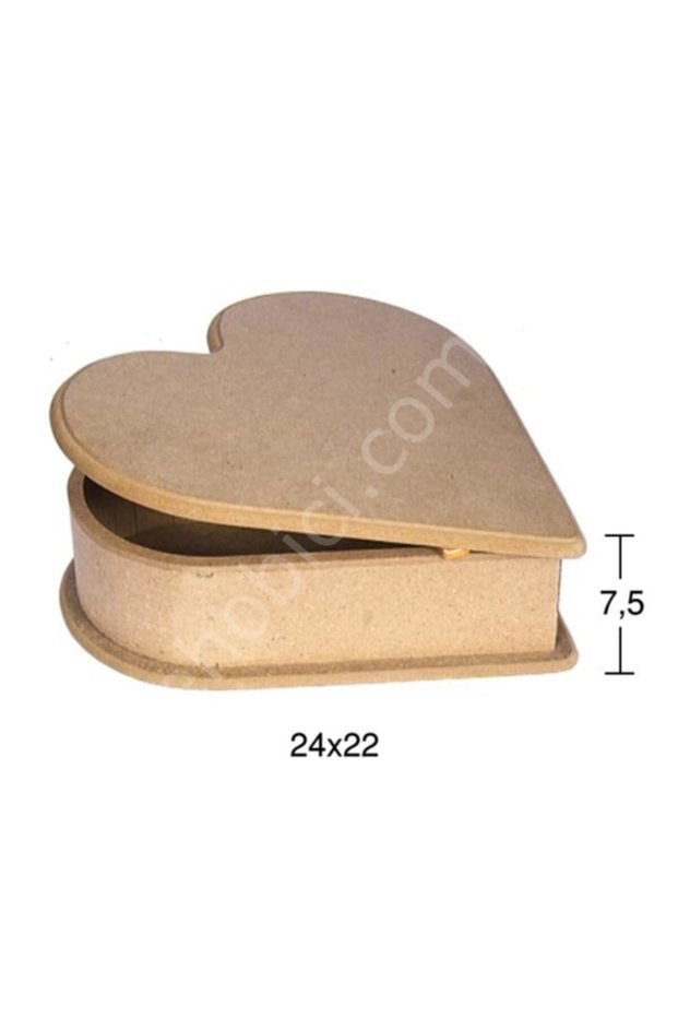 Heart Box Wooden (mdf) Object Ku235