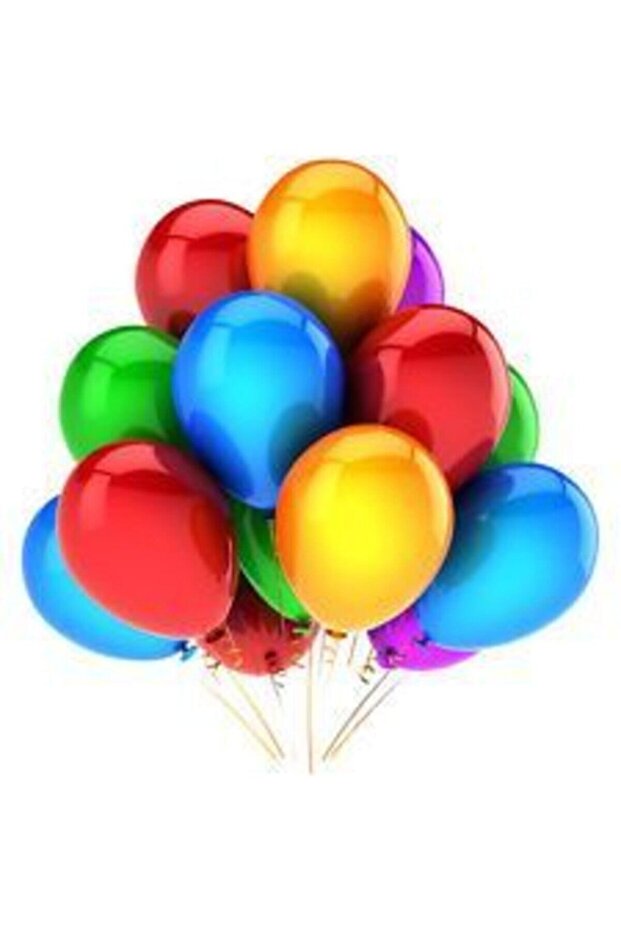 Metallic 12'inch Assorted Color Balloon 10 Pieces - 1