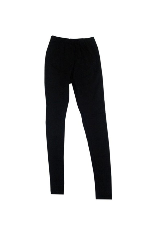 Girl's Black Thermal Tights