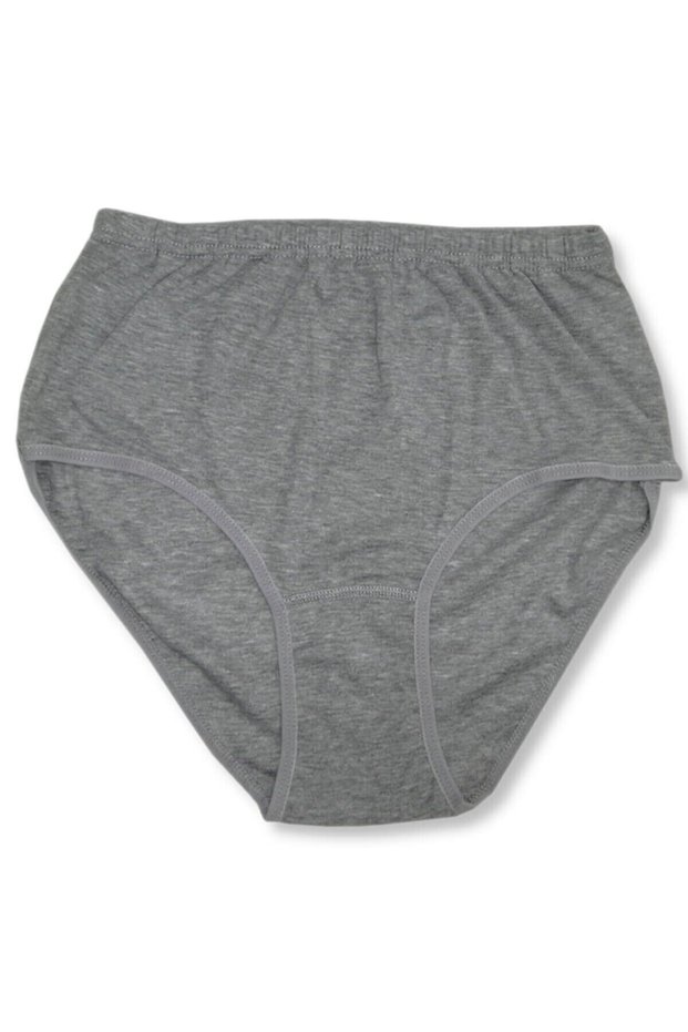 Pack of 6 Colorful Women's Ribbed Bato Panties - 0922