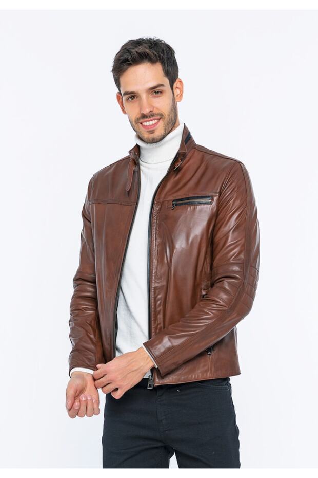 Erkek Deri Ceket - 1