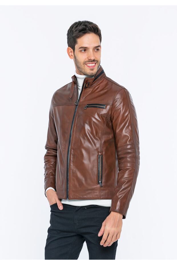 Erkek Deri Ceket - 6