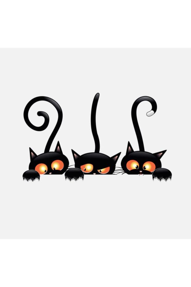 Car 3 Cat Sticker Paste - 1