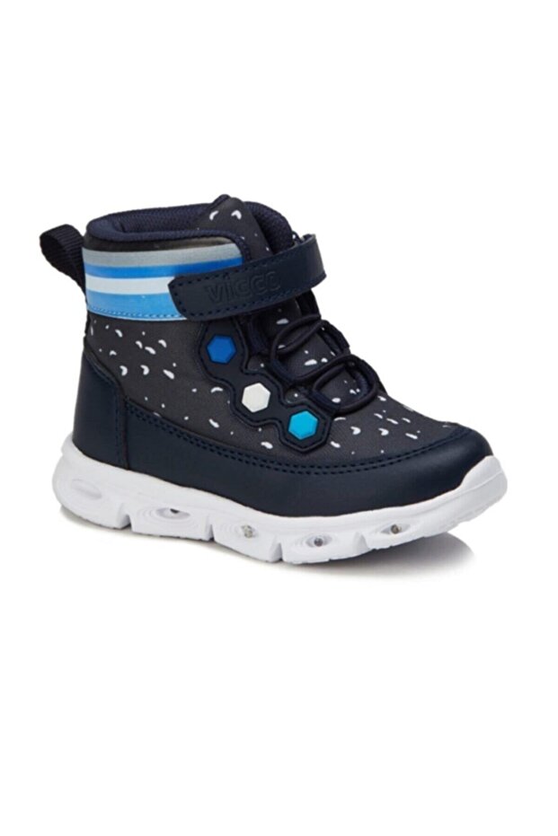 Bebe Işıklı Phylon Bot Lacivert - 1