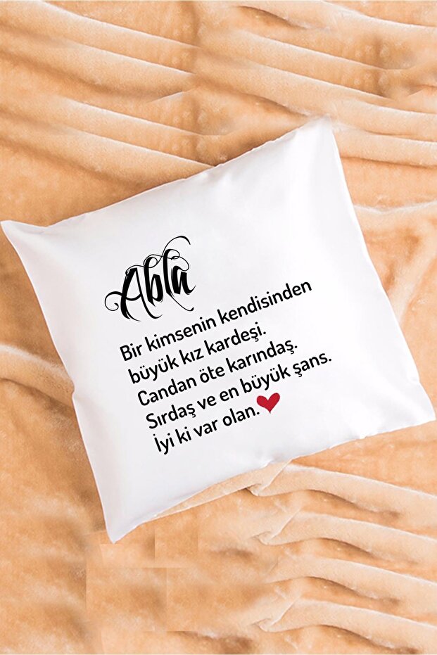 Gift for Sister and Big Sister Pillow