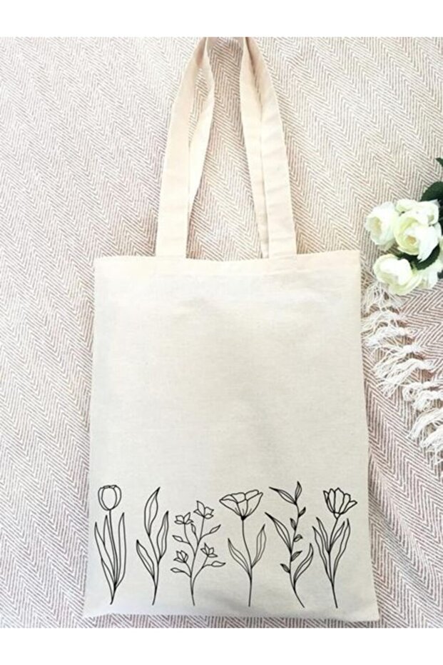 Flower Feast Designed Raw Cloth Shoulder