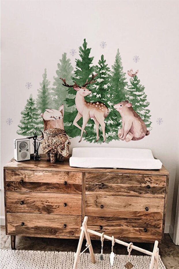 Kış Masalı Duvar Stickerı - 3