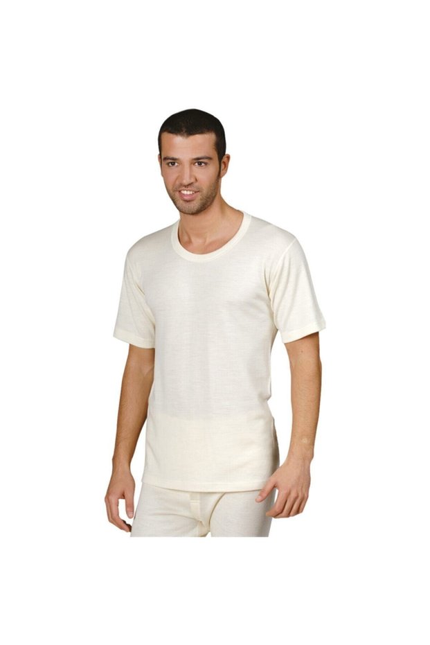 Unisex Beige Short Sleeve Underwear