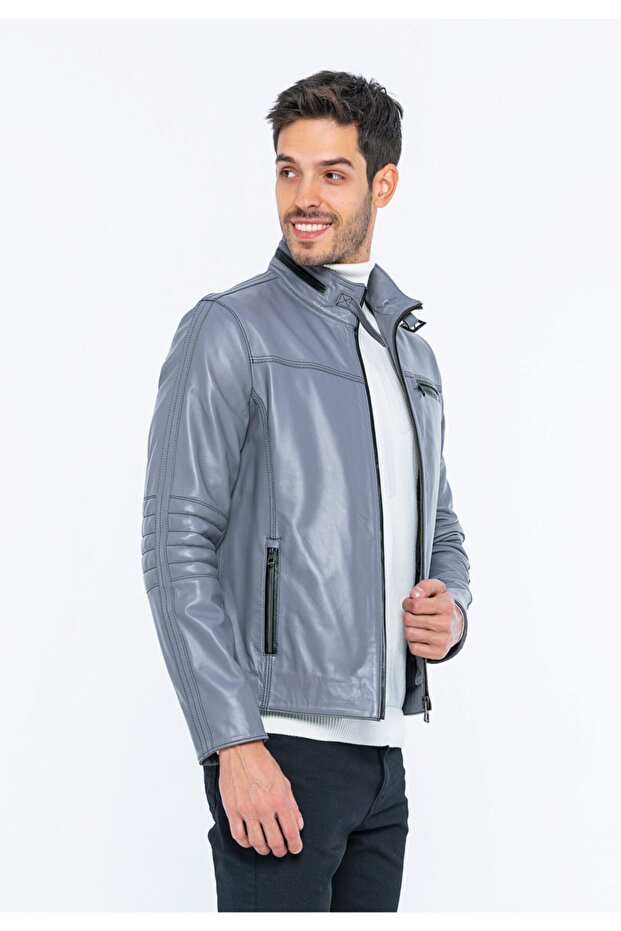 Men's Leather Jacket - 3