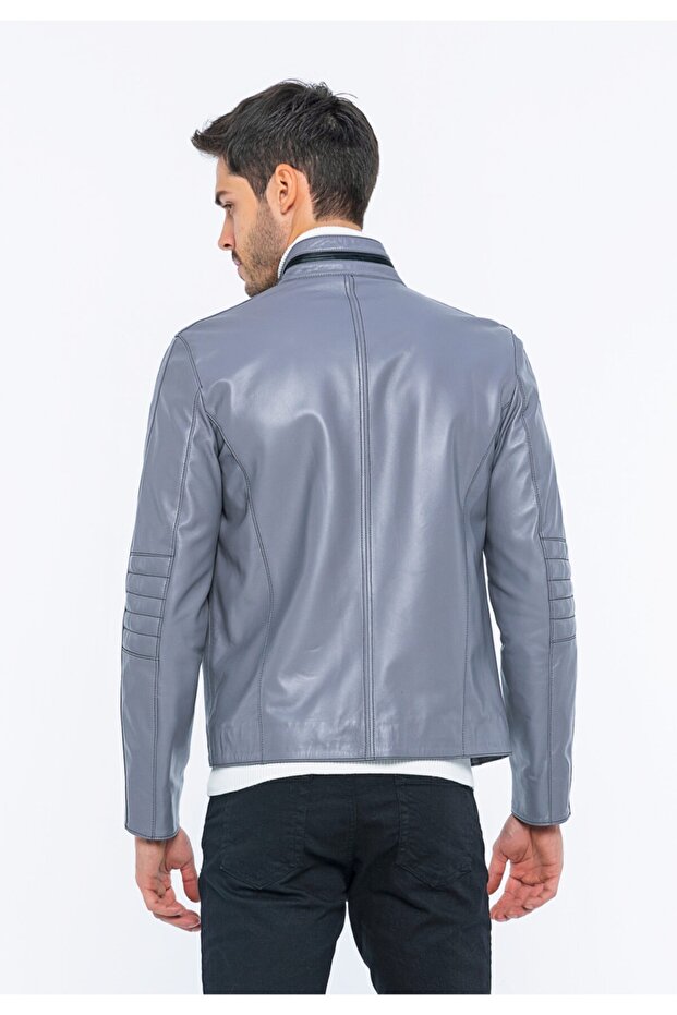Men's Leather Jacket - 4