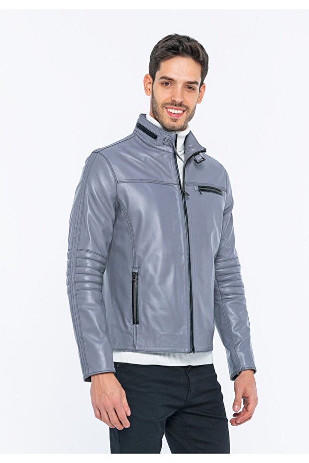 Men's Leather Jacket - 6