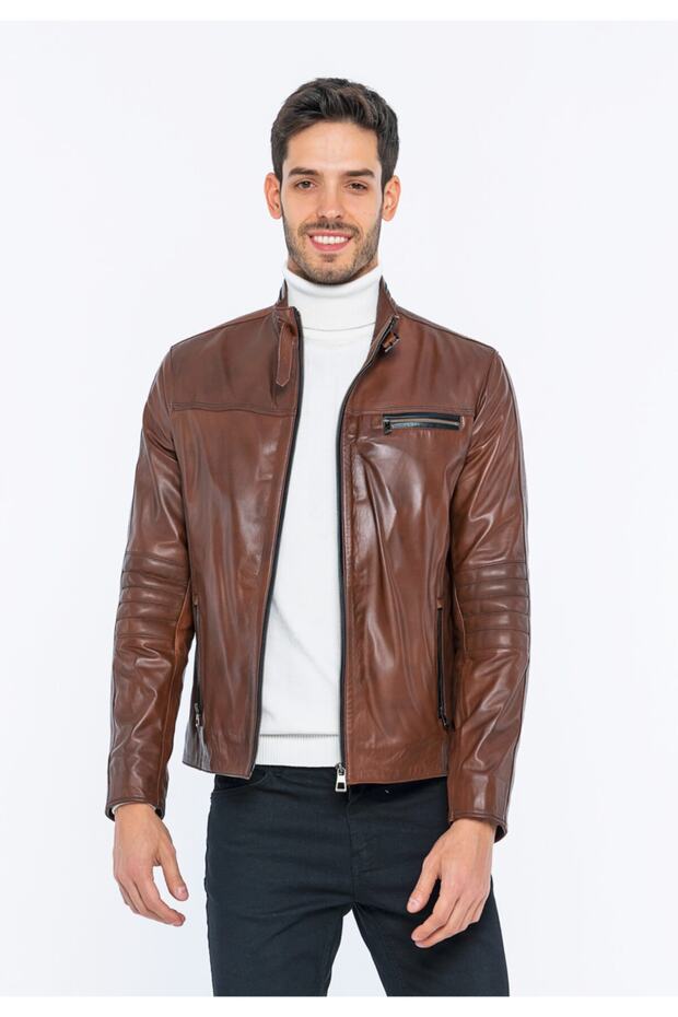 Erkek Deri Ceket - 8