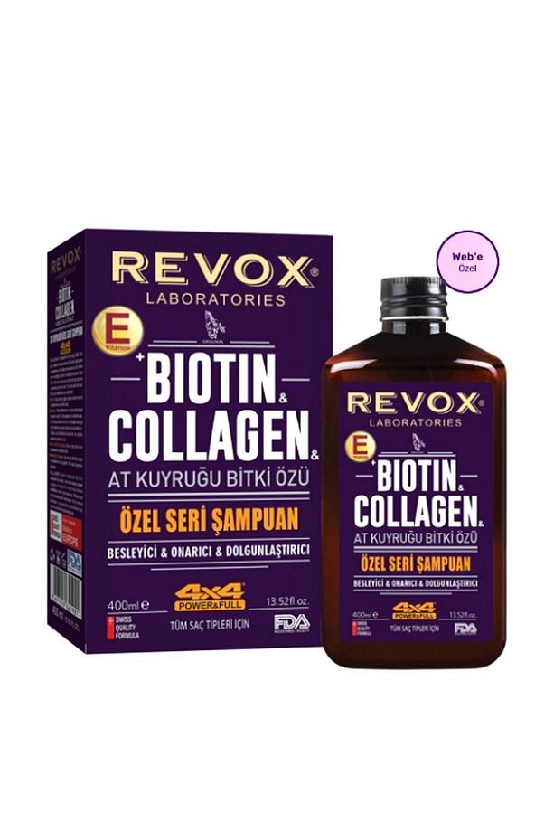 Biotin Collagen At Kuyruğu Dolgunlaştırıcı Şampuan 400 ml - 1