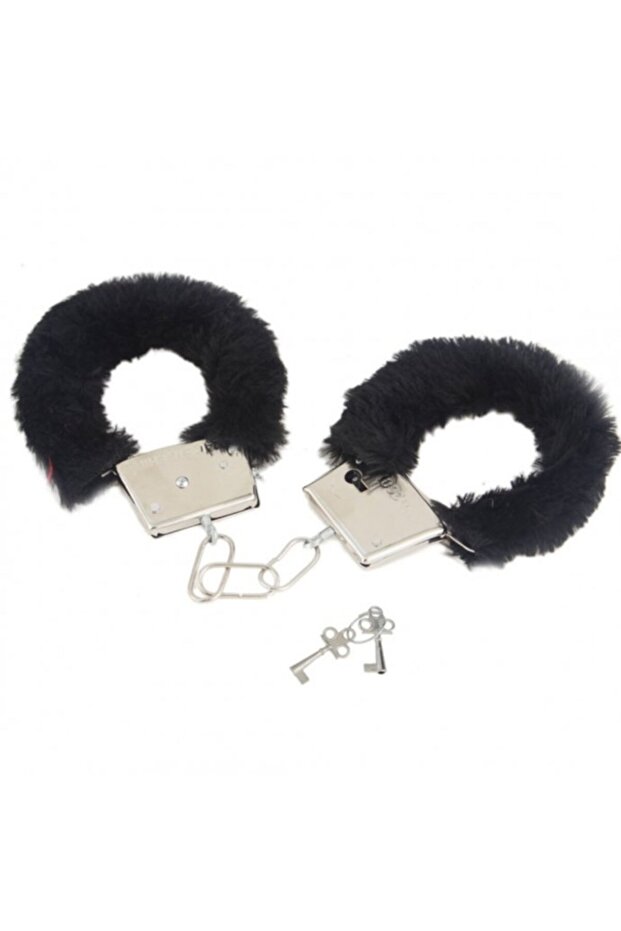 Siyah Peluş Kelepçe- - 1