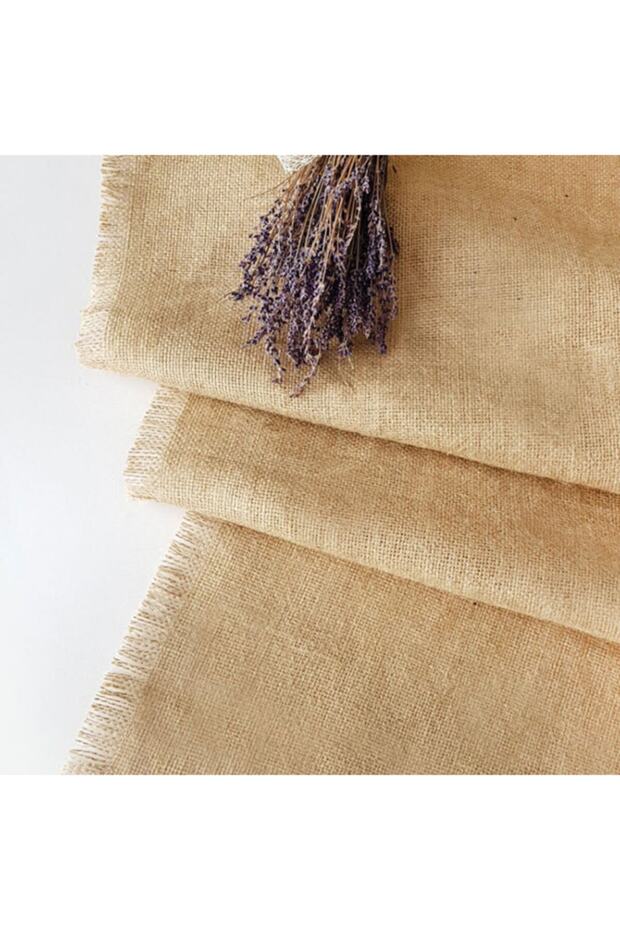 Jute Runner with Tassels 200 cm