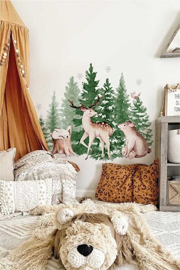 Kış Masalı Duvar Stickerı - 2