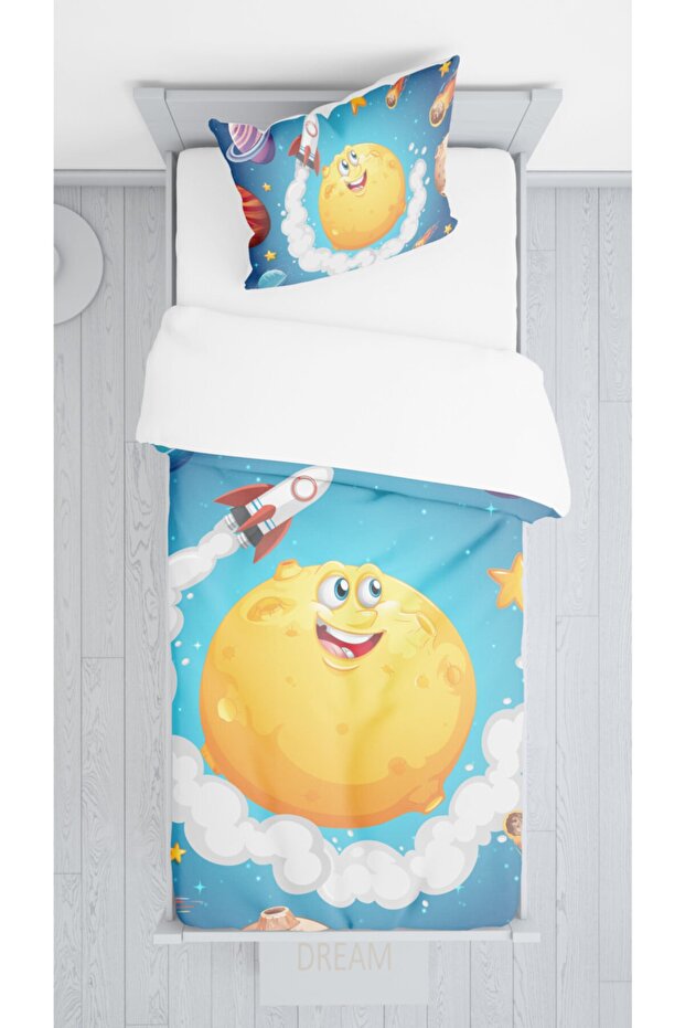 Space Theme Bedspread Pillowcase Set - 1