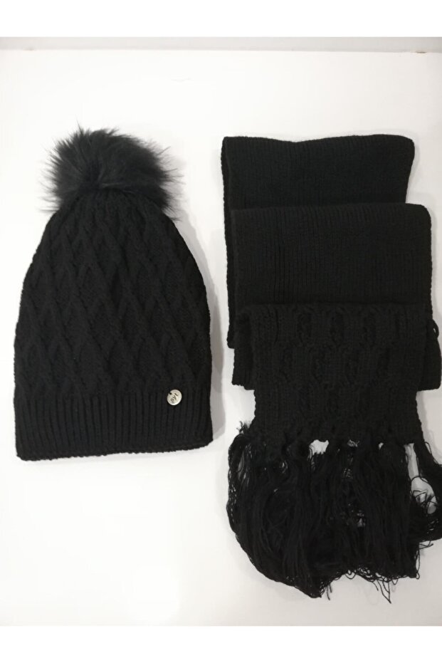 Women's Scarf Beret Double Set K2380-01