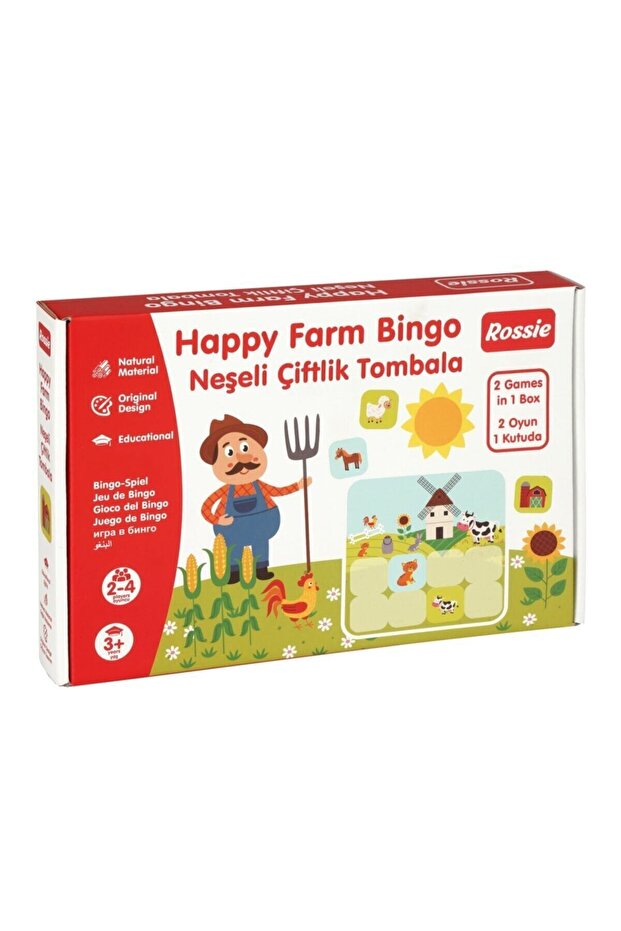 Neşeli Çiftlik Tombala (2 Oyun 1 Arada) Mutluminik - 1