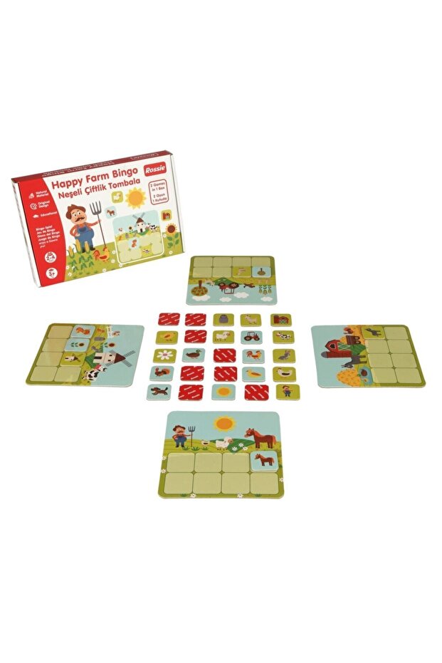 Neşeli Çiftlik Tombala (2 Oyun 1 Arada) Mutluminik - 2