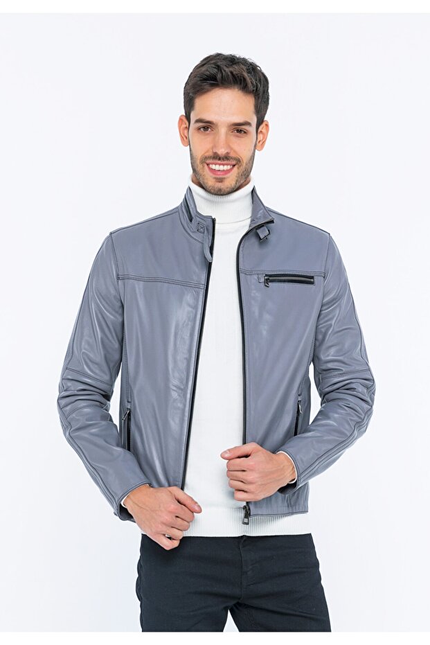 Men's Leather Jacket - 1