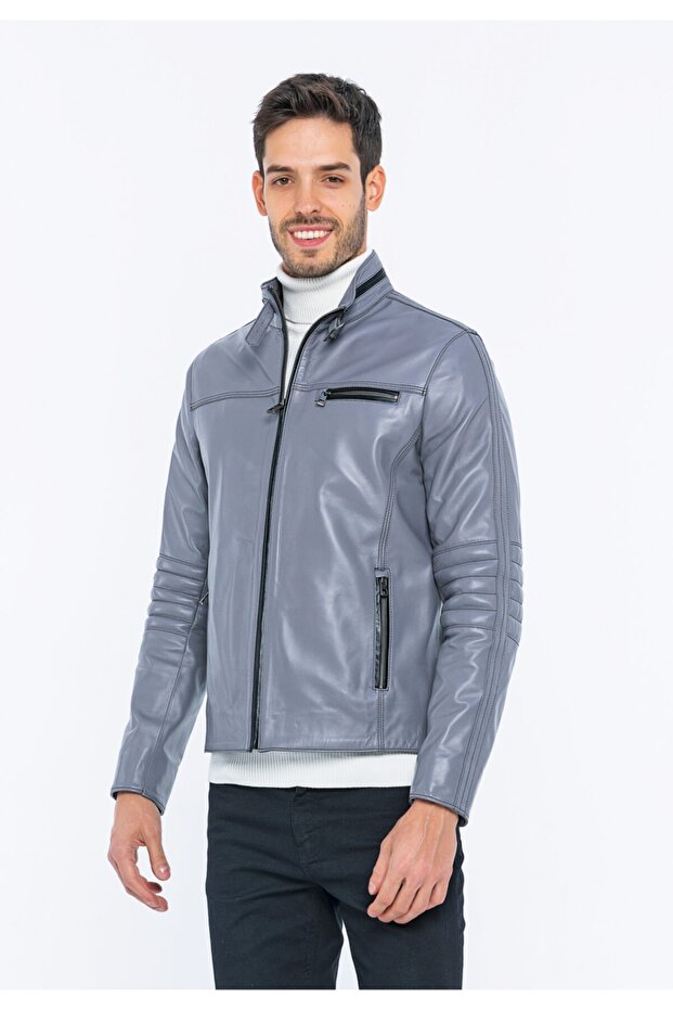 Men's Leather Jacket - 5