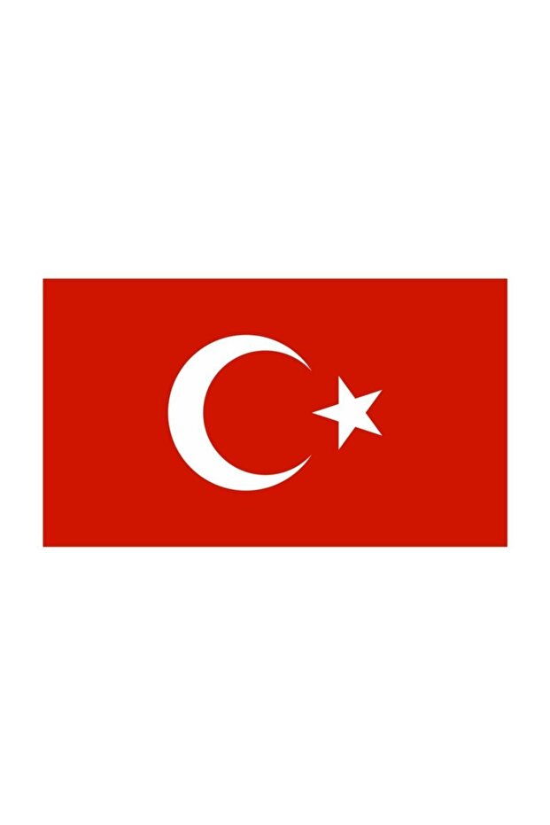 Turkish Flag Sticker 13x8 cm