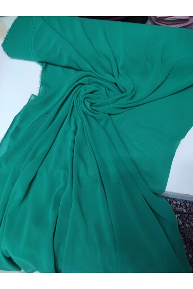 150 Cm Eninde Ipek Şifon Elbiselik Kumaş - 1