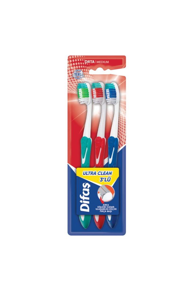 Brand: Ultra Clean 3-Pack Toothbrush Category: Manual Toothbrush