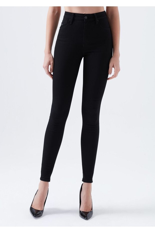 Slim Fit, Tight Leg Skinny Jeans, Colorfast, Black, Slim-fitting Denim Trousers
