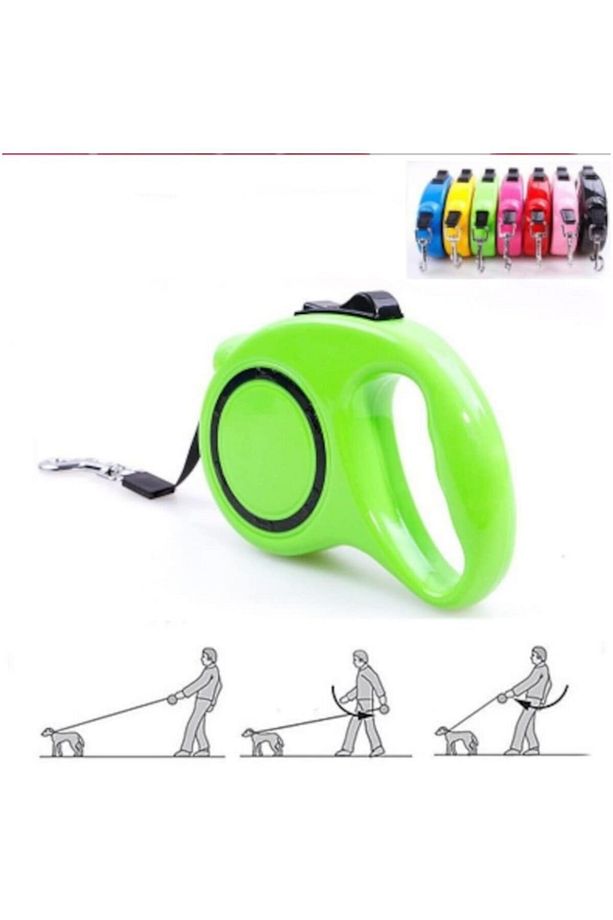 5 Metre Otomatik Makaralı Köpek Gezdirme Tasması Köpek Yürüyüş Aparatı Pup Style Yürütme Kayış - 2