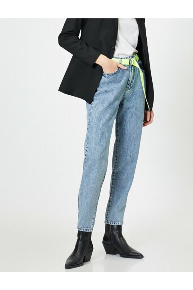 Kar Mom Lycra Mom Jean Trousers (Color Does Not Fade)