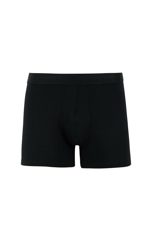 Pamuklu Esnek Erkek Boxer 5'Li Paket Siyah - 2