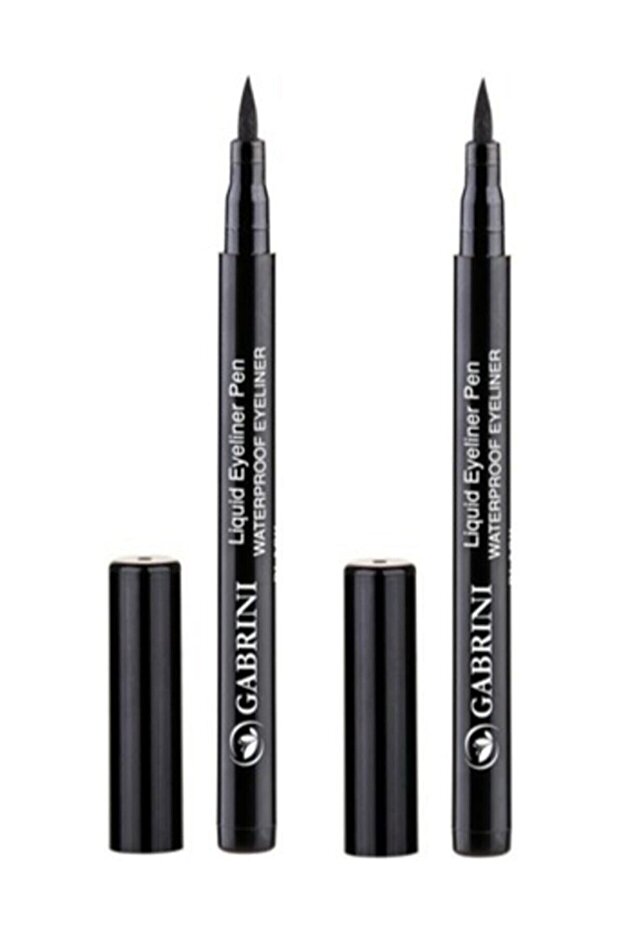 Siyah Likit Liquid Eyeliner 2 Aet - 1