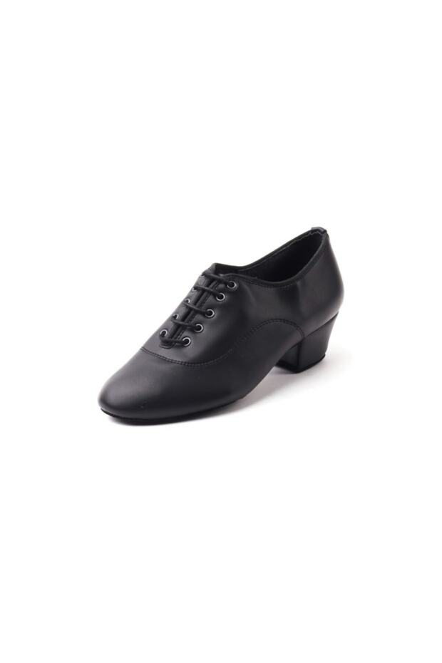 Unisex Black Classic Heeled Shoes