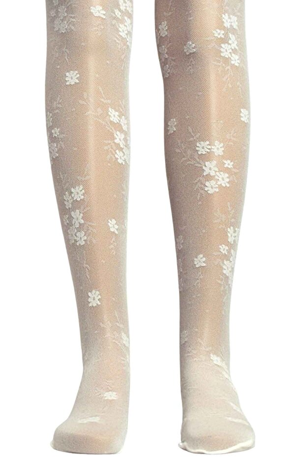 Şimay Desenli Külotlu Çorap - 1