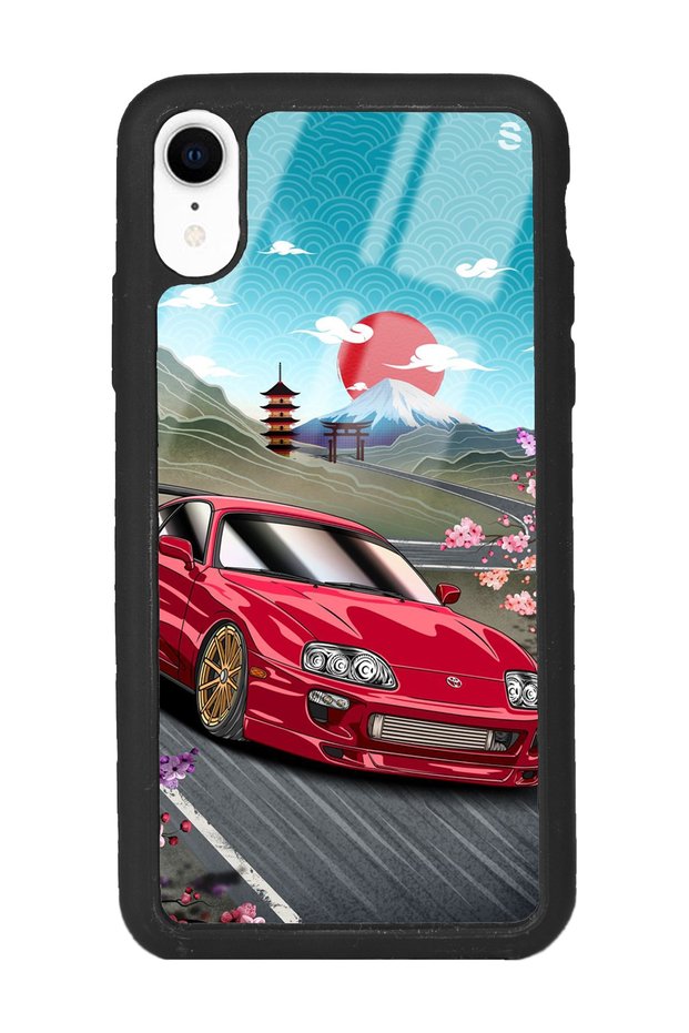 iPhone Xr Supra Design Glossy Phone Case