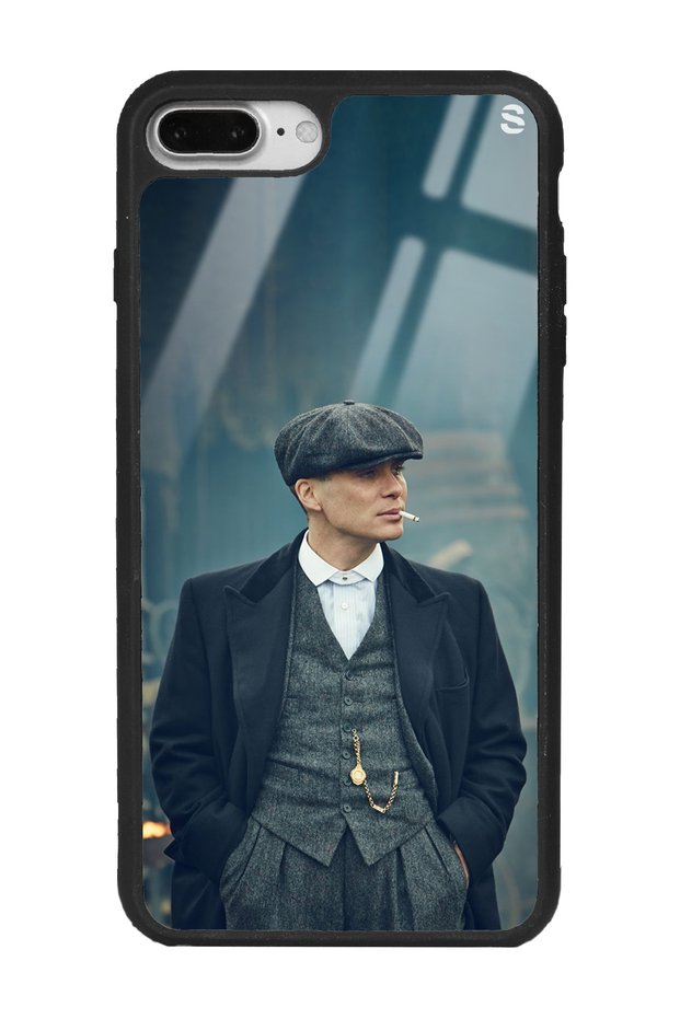 iPhone 7 Plus - 8 Plus Peaky Blinders Glossy Phone Case with Thomas Shelby Design