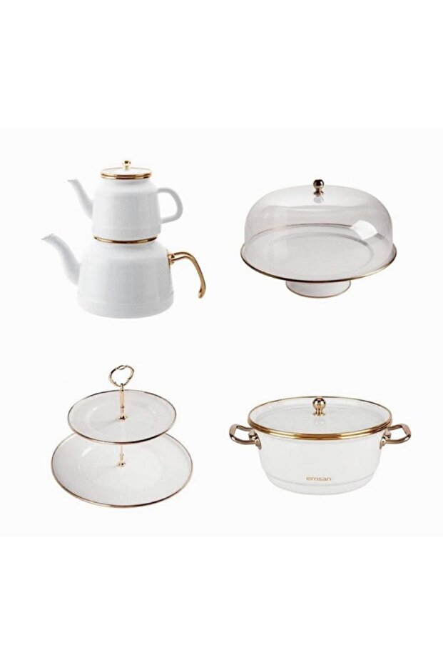 Troy Beyaz Mutfak Seti - 1