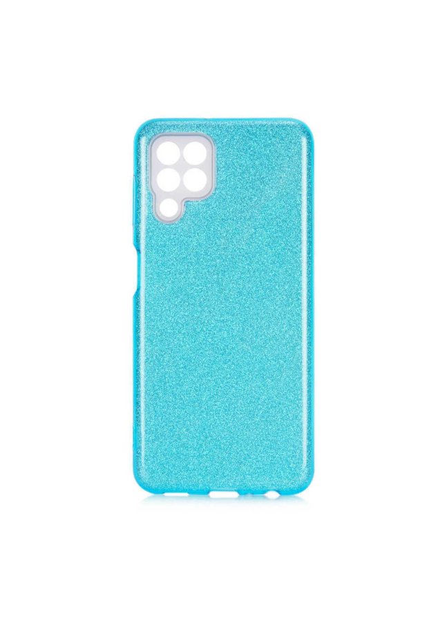 Case for Galaxy A22 4g Shining Silicone Case Shining Silicone Blue