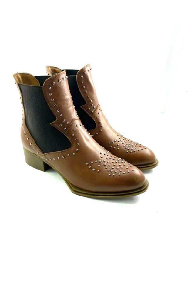 Hakiki Taba Deri Troklu Bot - 5