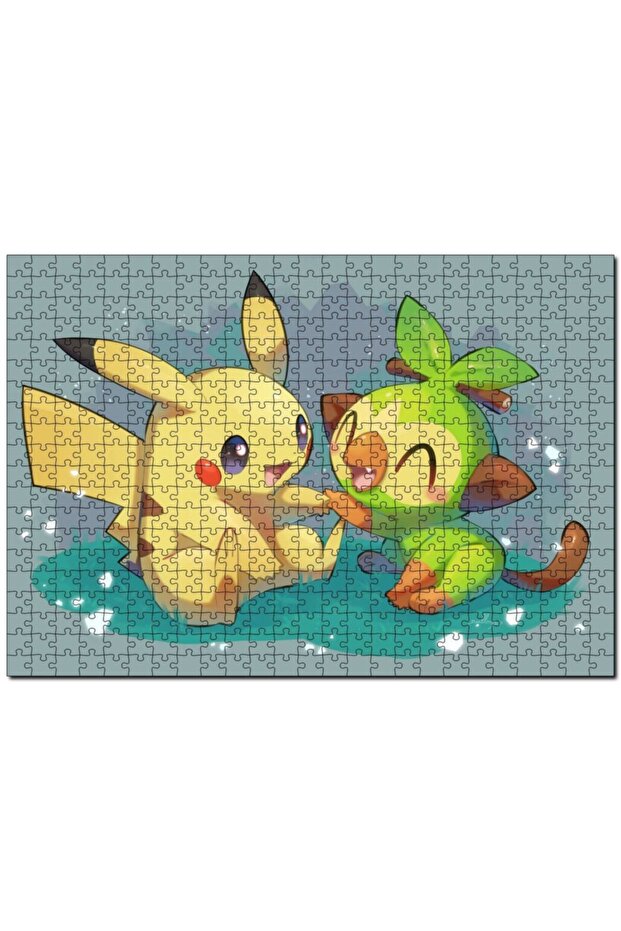 Pikachu And His Cute Friend 120 Piece Puzzle Jigsaw Puzzle Mdf (wood)