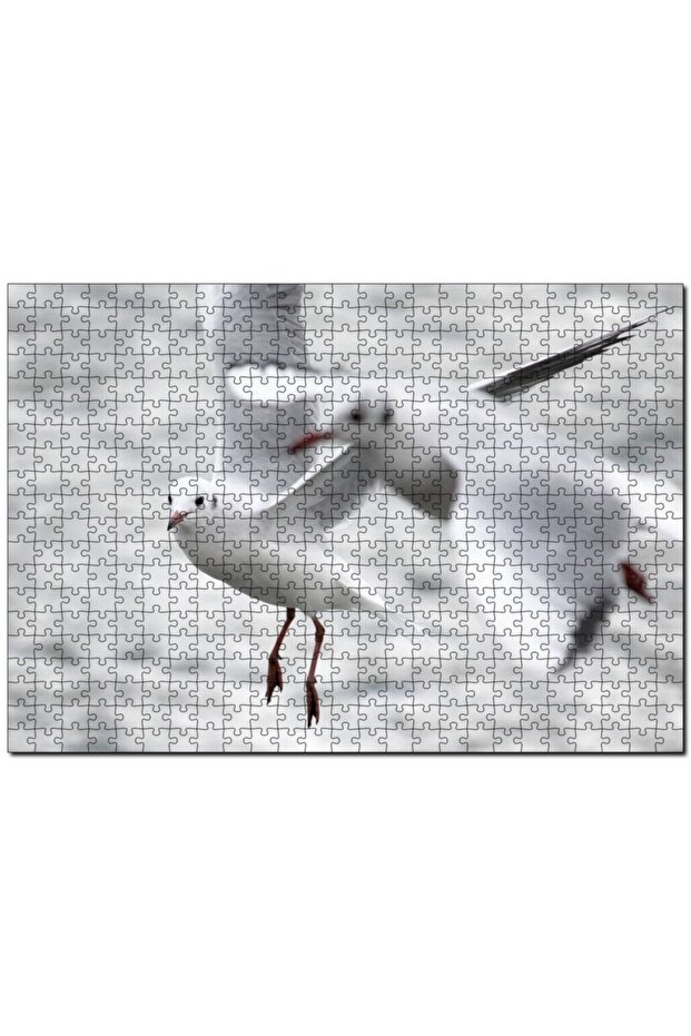 Cakasepetim Sea and Seagulls 500 Piece Puzzle Jigsaw Mdf (Wood)