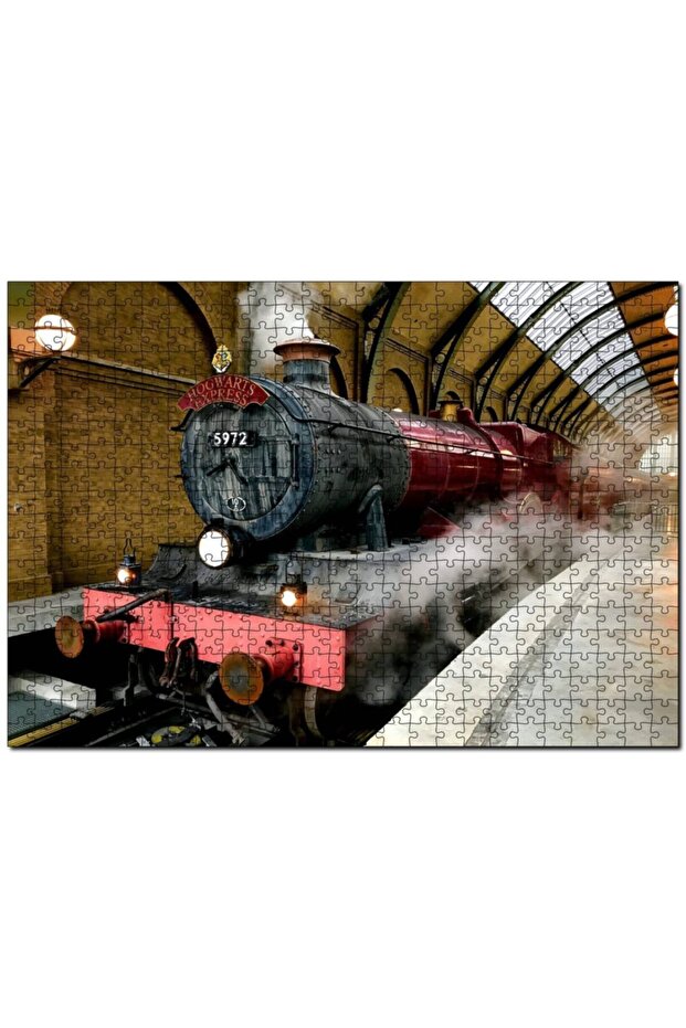 Harry Potter Hogwarts Express Steam Train 120 Piece Puzzle Jigsaw Puzzle Mdf (wood)