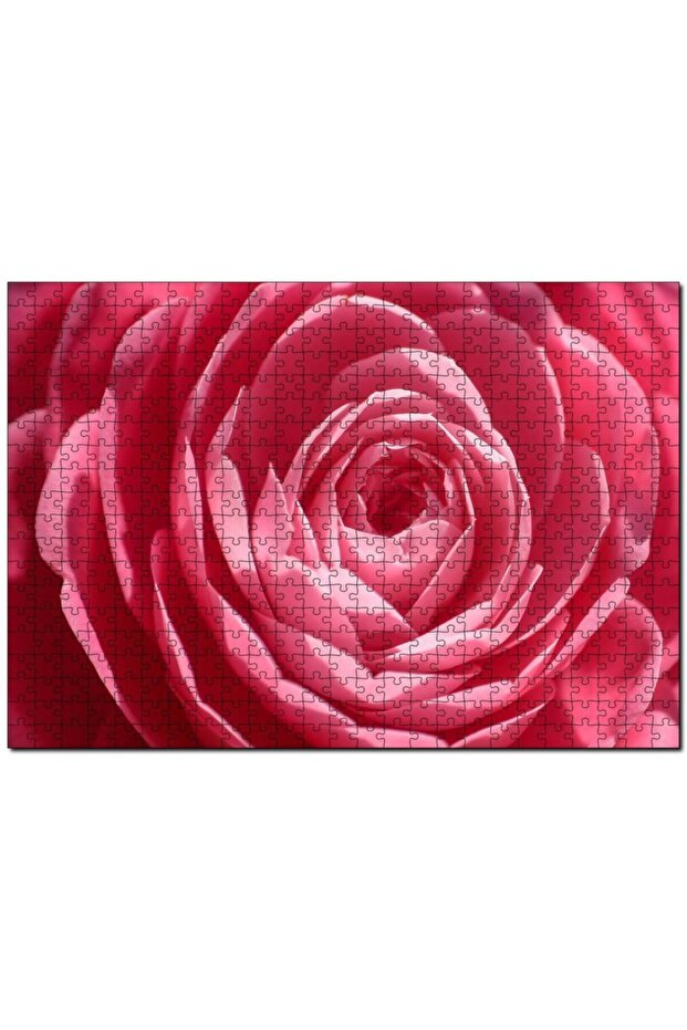 Cakasepetim Pink Rose Macro 255 Piece Puzzle Jigsaw Mdf (Wood)