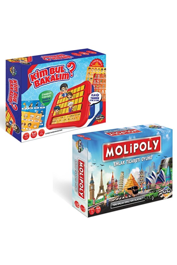 Let's Find Who + Molipoly Monopoly Metropol Style Super Set of 2