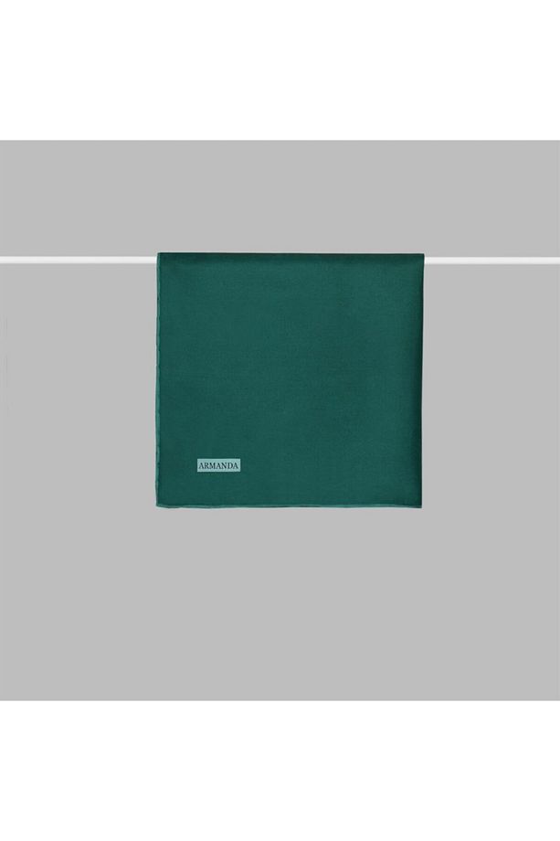 Düz Twill Ipek Eşarp Kot Mavisi - 4